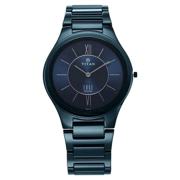 TITAN ORIGINAL MEN'S WATCH.                                   2YEARS WARRANTY  - Navy Blue, All