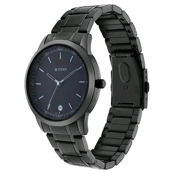 TITAN ORIGINAL MEN'S WATCH.                                      2YEARS WARRANTY  - Black, ALL