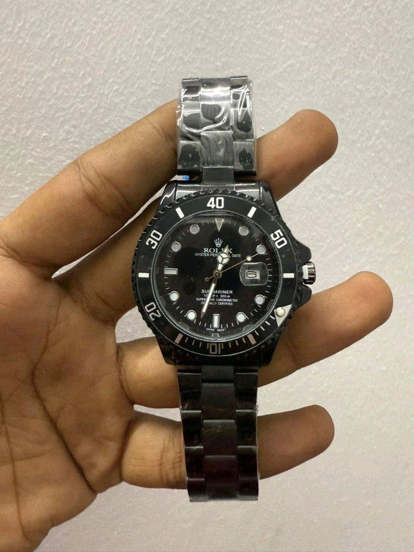 ROLEX SUBMARINE MEN'S WATCH                     - Black, ALL