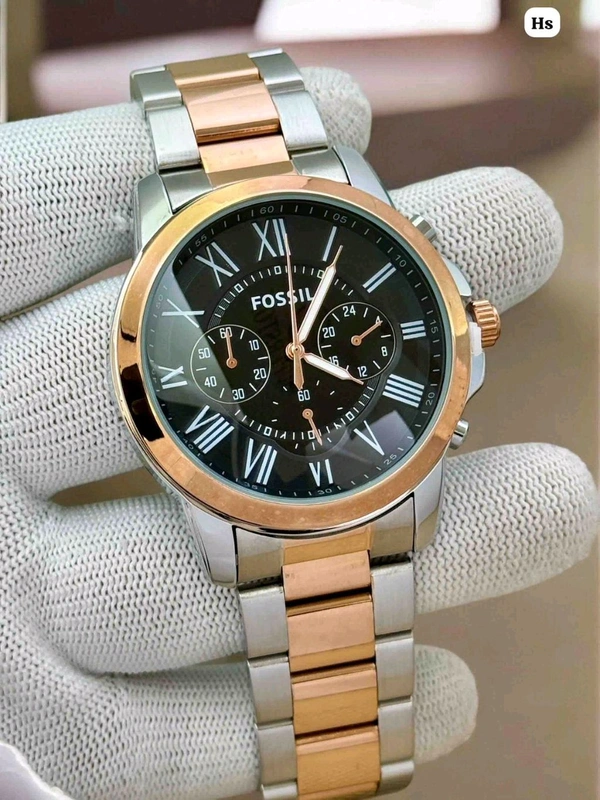 FOSSILS MEN'S WATCH                                                    - Silver, ALL