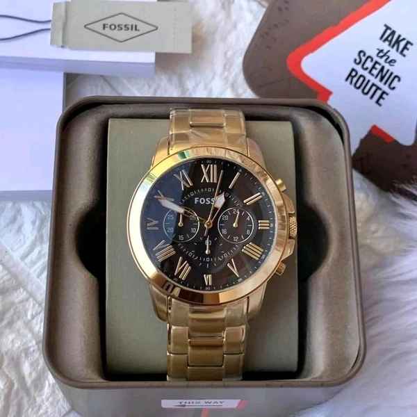 FOSSILS MEN'S WATCH                                                    - Silver, ALL