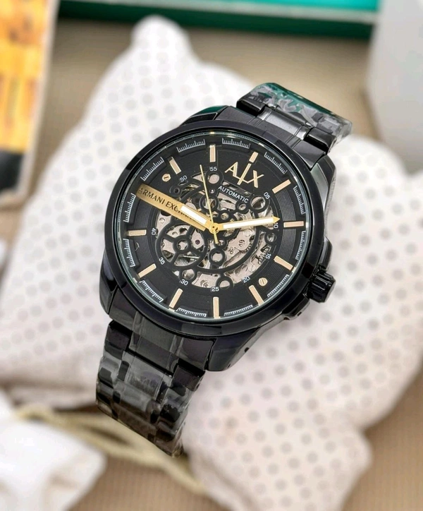 EMPEROR ARMANI MEN'S WATCH  - Black, ALL