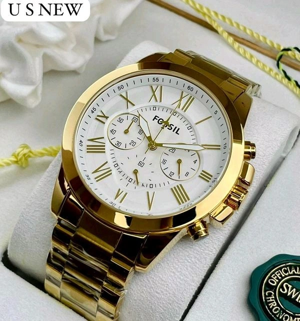 FOSSILS MEN'S WATCH                                                    - Gold, ALL