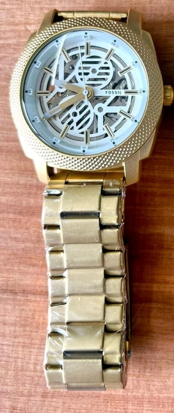 FOSSILS MEN'S WATCH                                                   White Dial - Gold, ALL