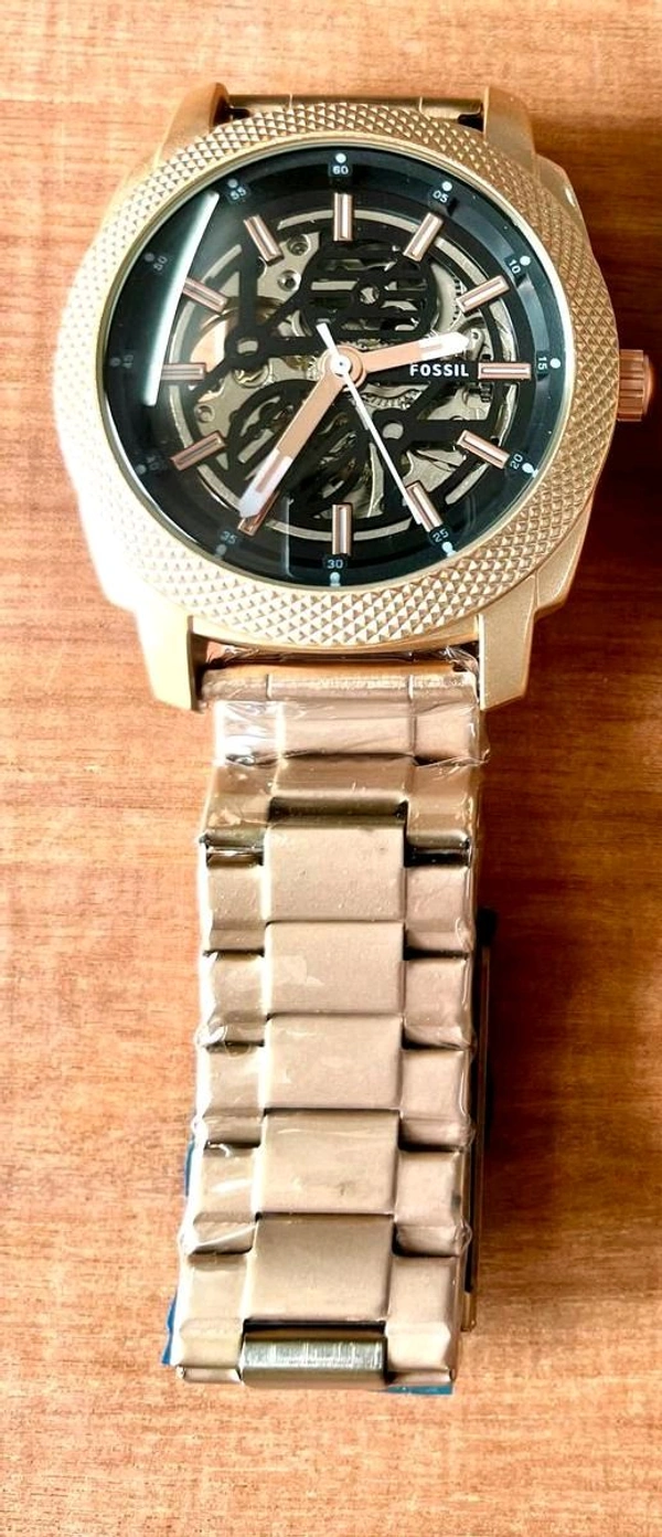 FOSSILS MEN'S WATCH                                                   Black Dial - Gold, ALL