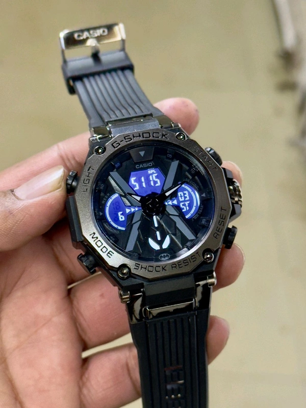 CASIO BRAND:- CASIO                                                                               G-SHOCK BEST QUALITY MEN'S WATCH                            DIAL:-BLACK                                                               BLACK BELT - Black, ALL