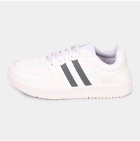 Stridedge "Ziptoo StrideEdge™ Classic White Sneakers – Luxe Streetwear with Supreme Comfort & Style"
- White, 6