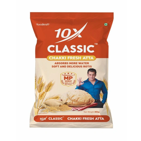 10X Classic Chakki Fresh Atta 30kg