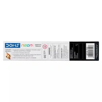Doms Neon Eraser Tipped Pencil Set (10 Pack) Pack= 10 Pc