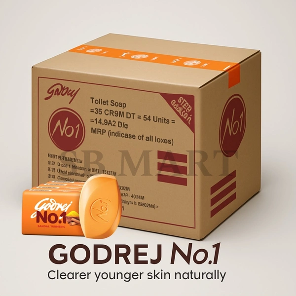 Godrej No.1 Sandal Soap (MRP:40/set4N) (54N)