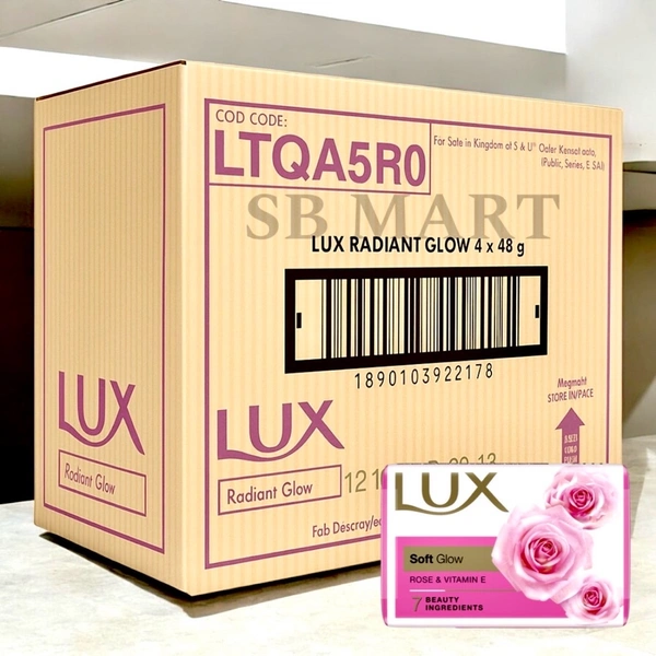 Lux Soft Glow Soap MRP:₹96/4N (36Set)