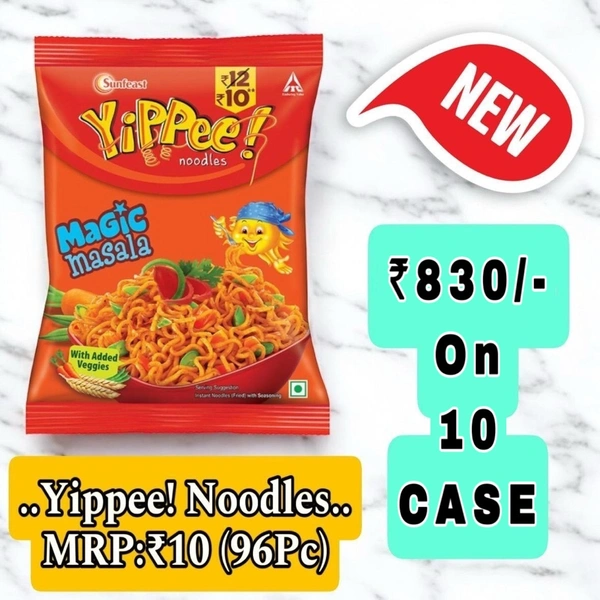 Yippee Noodles MRP:10 (96 Pack)