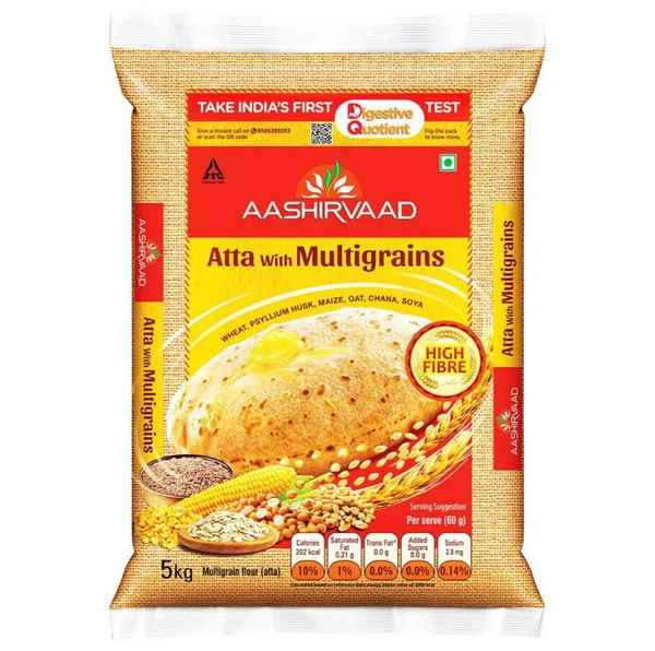 Ashirvaad High Fibre Atta with Multigrains 5 kg