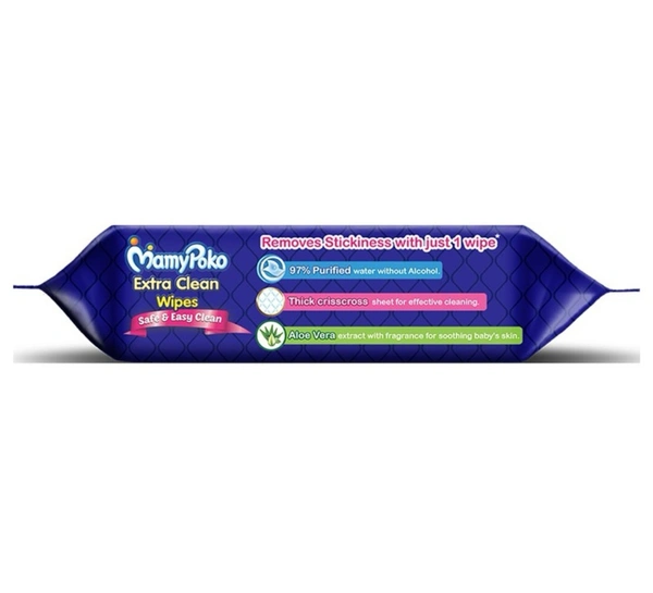 Mamy Poko Baby Wipes 50 