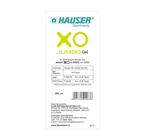 HAUSER XO Jambo Gel Pen (10N)