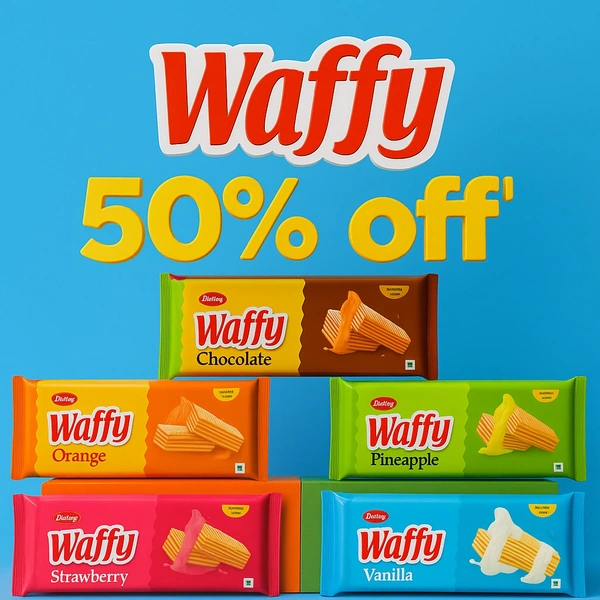 Waffy Chocolates  (72/Unites)