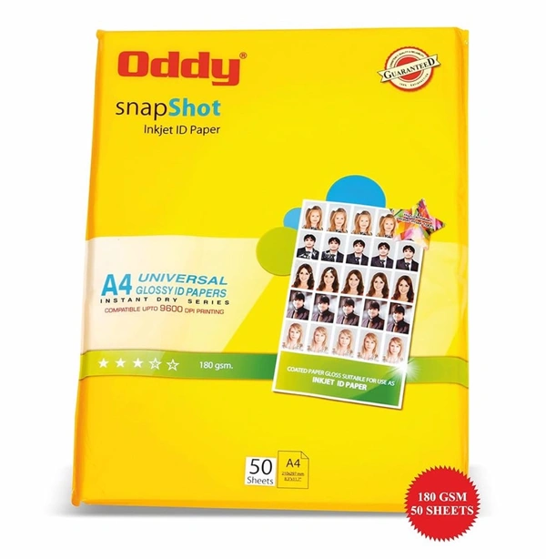 Oddy Glossy Paper 180gsm (50Sheets)