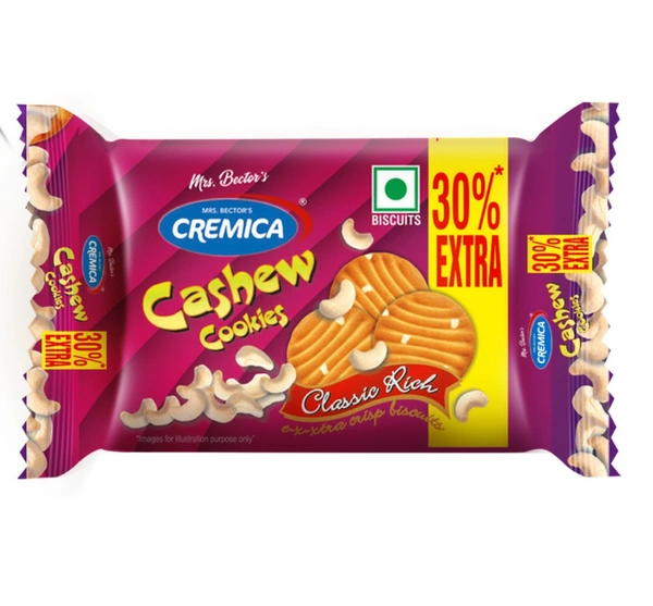 Cremica Cashew Cookies 30g ₹5 (12N) 