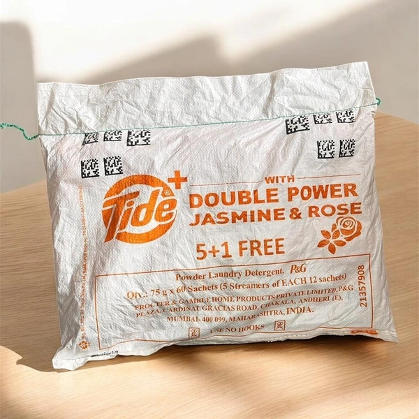  Tie Detergent Powder  ₹10 (5+1) 60pc
