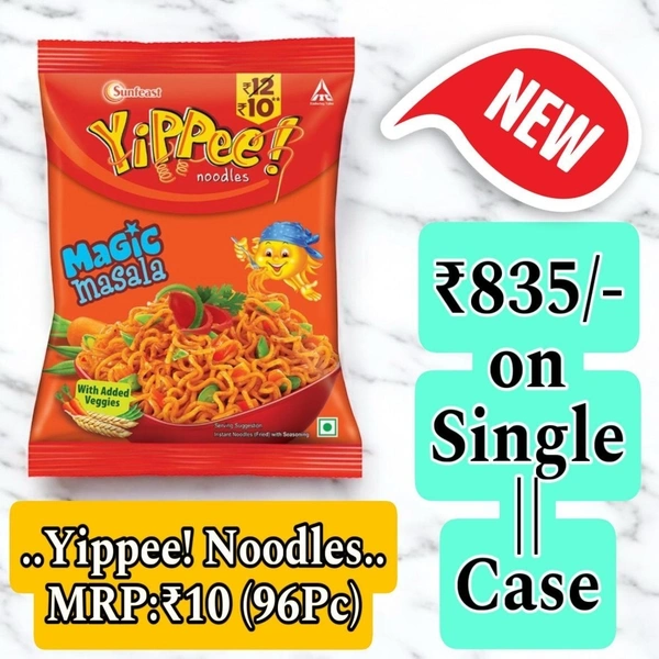 Yippee Noodles MRP:10 (96 Pack)