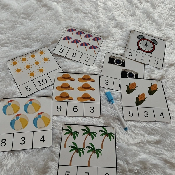 Reusable Counting Cards