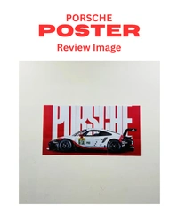 PORSCHE CAR POSTER - 12 X 18 inches