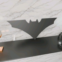 BATMAN WITH BACKLIGHT ILLUMINATED - Black, 24inch