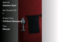 Chrome Full Body Muscle Pain Massager Jewel Butt Plug Massager for Men & Women Stress Relief Massager
Name: Chrome Full Body Muscle Pain Massager Jewel Butt Plug Massager for Men & Women Stress Relief Massager
Material: Stainless Steel
Net Quantity (N): 1
Product Type: Full Body Massagers
Type: Manual
Country of Origin: India - White, 5-6