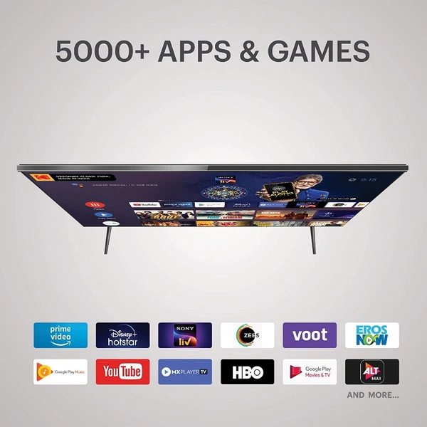 Kodak 102 cm (40 Inches) Full HD Certified Android LED TV 40FHDX7XPRO (Black) (2020 Model - Black, 40 inch