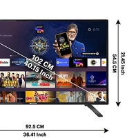 Kodak 102 cm (40 Inches) Full HD Certified Android LED TV 40FHDX7XPRO (Black) (2020 Model - Black, 40 inch