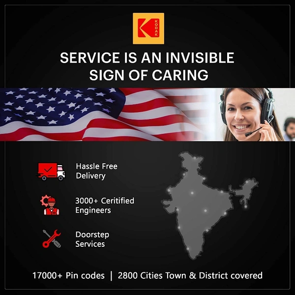 Kodak 102 cm (40 Inches) Full HD Certified Android LED TV 40FHDX7XPRO (Black) (2020 Model - Black, 40 inch