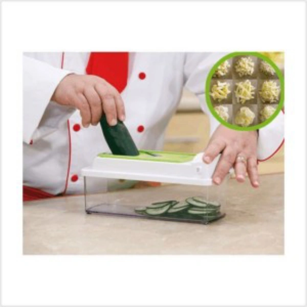 Famous 12 In 1 Choper Nicer Dicer Famous - green