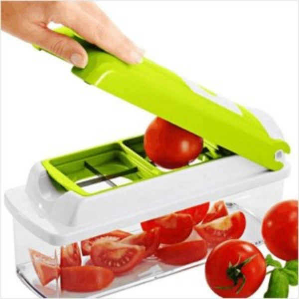 Famous 12 In 1 Choper Nicer Dicer Famous - green