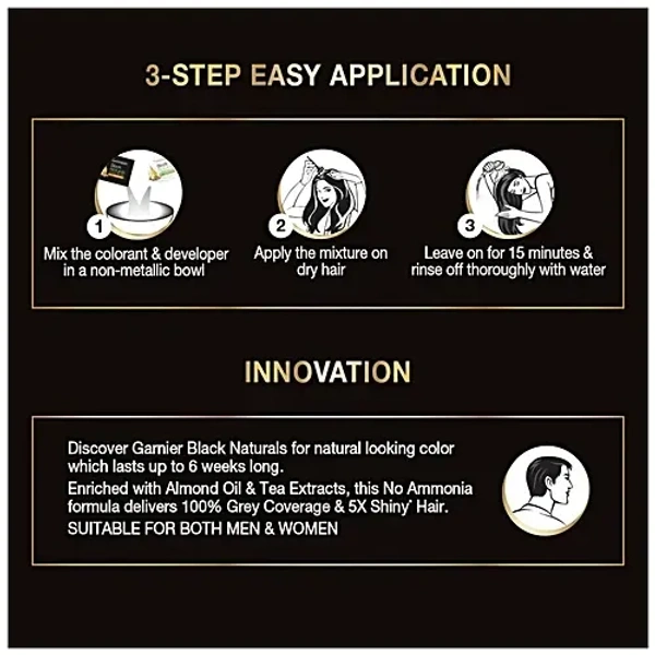 Garnier Original Black 2.0 Natural Cream Colour: 20 ml - 20ml