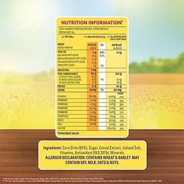 Kellogg's Corn Flakes Original: 875 g - 875g
