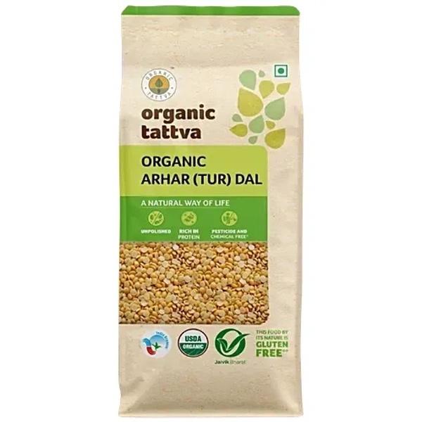 Organic Tattva Arhar Tur Dal: 1 kg - 1kg