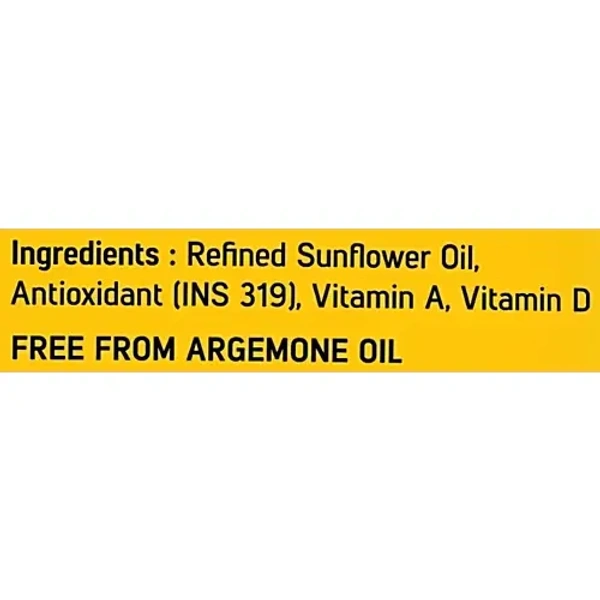 Aadhar Refined Sunflower Oil Pouch: 840 g - 840G