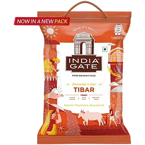  India Gate  India Gate Tibar Basmati Rice (Broken): 5 kg - 5kg