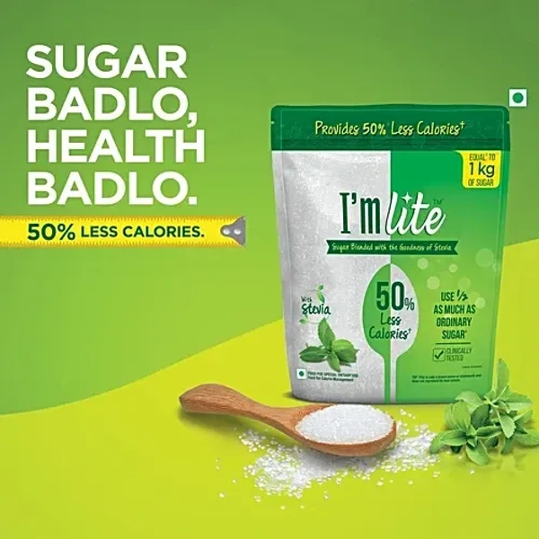 I'm Lite I'm Lite 50% Less Calories Sugar: 500 g - 500g