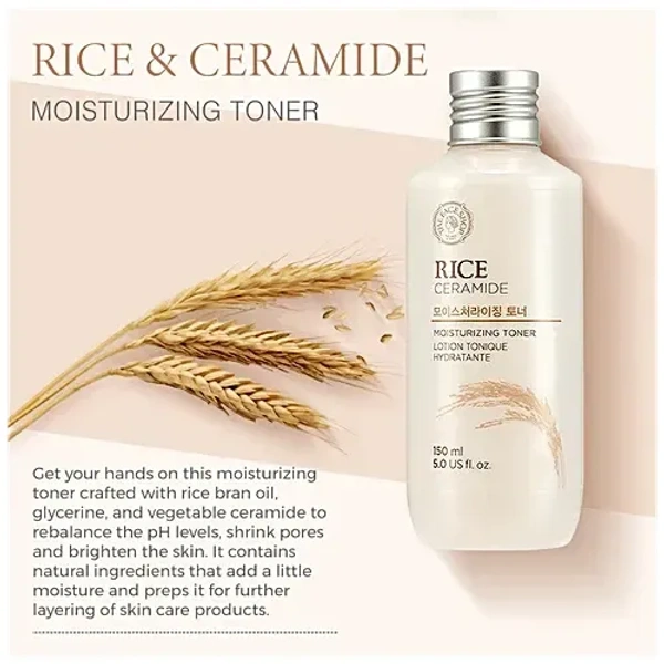 The Face Shop   The Face Shop Rice Ceramide Moisturizing Toner: 150 Ml - 150