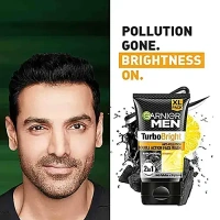  Garnier Men Turbo Bright Anti-Pollution Face Wash: 150 g - 150g