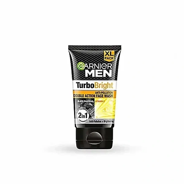  Garnier Men Turbo Bright Anti-Pollution Face Wash: 150 g - 150g
