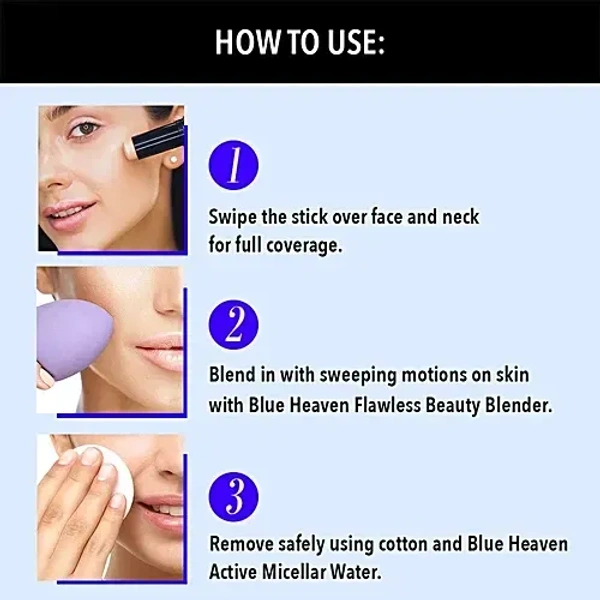  Blue Heaven Blue Heaven HD All In One Makeup Stick - Vanilla Very Fair: 10 g - 10g