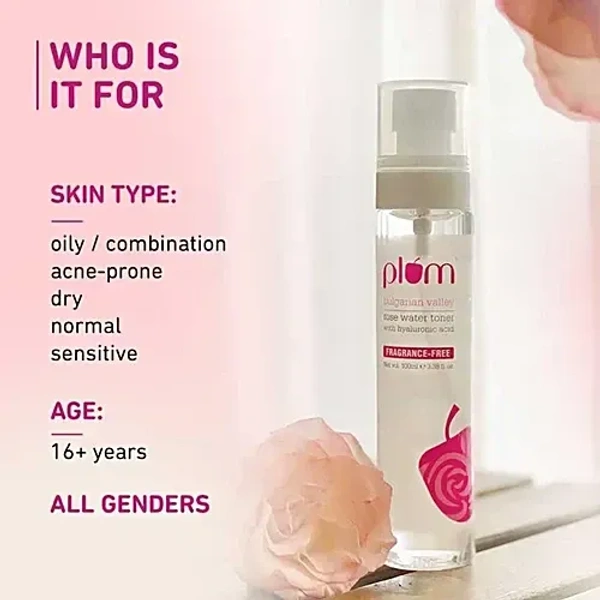 Plum   Plum Bulgarian Valley Rose Water Toner: 100 ml - 100ml