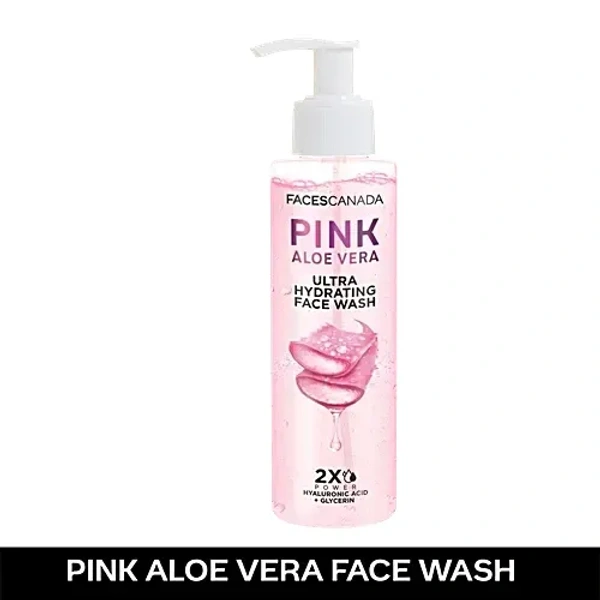  Faces Canada Pink Aloe Vera Ultra Hydrating Face Wash: 100 ml - 100ml