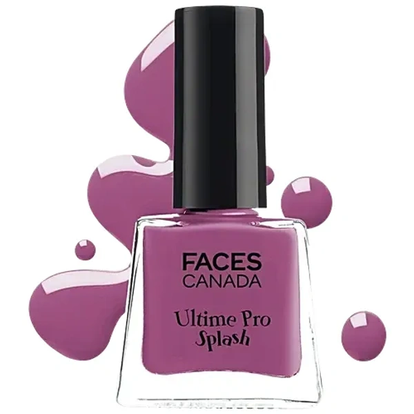  Faces Canada Splash Nail Enamel - Purple Rain 19: 8 ml - 8ml