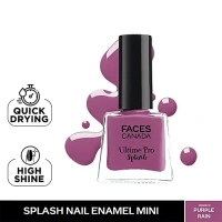  Faces Canada Splash Nail Enamel - Purple Rain 19: 8 ml - 8ml