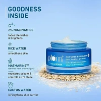  Plum Rice Water & Niacinamide 2% Clear Moisture Gel Cream: 50 g Rice Water & Niacinamide 2% Clear Moisture Gel Cream: 50 g - 50g