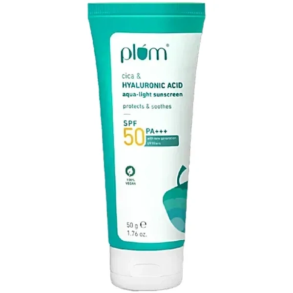 Plum  Plum Cica & Hyaluronic Acid Aqua-Light Sunscreen SPF 50 g - 50 g