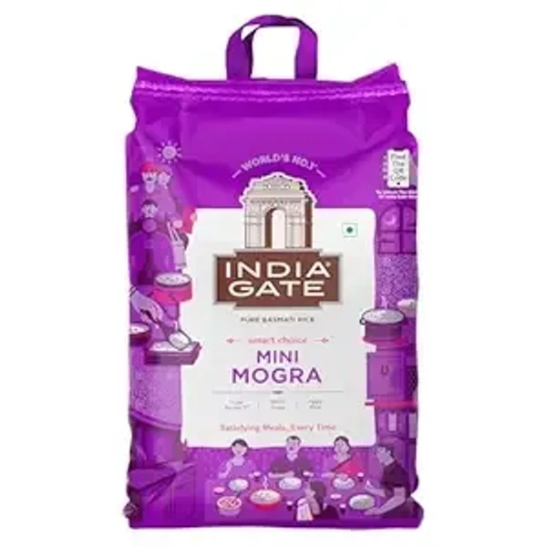 India Gate  India Gate Mini Mogra (Broken) Basmati Rice: 10 kgs - 10kg